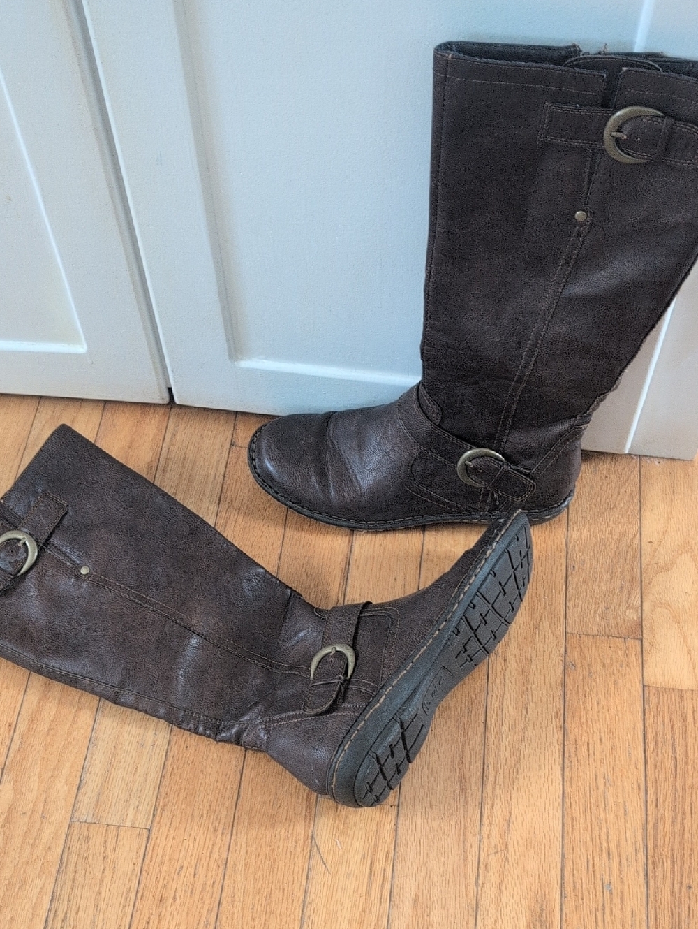 Women’s Brown Knee-High Casual Riding Boots